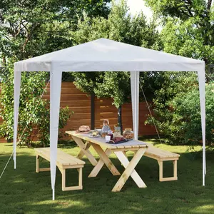 Comparateur de prix : vidaXL Tente de réception 2,5x2,5 m Blanc