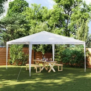 Comparateur de prix : vidaXL Tente de réception 4x4 m blanc