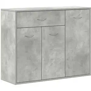 vidaXL Buffet Gris béton 88x30x70 cm Aggloméré
