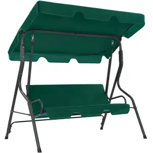 Comparateur de prix : vidaXL Balancelle de jardin Vert 170 x 110 x 153 cm Tissu