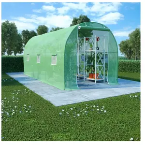 vidaXL Serre 9 m² 4,5x2x2 m pas cher