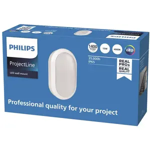 Comparateur de prix : APLIQUE DE PARED MOUNT OVALADO 15W 1400lm 4000K 911401861684 PHILIPS