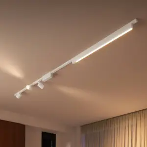 Philips Hue - Lampe à led sur rail perifo-set 3 spots blanc- 40782400
