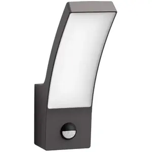 Comparateur de prix : Philips Applique murale SPLAY - 12W - Détection infrarouge - Anthracite