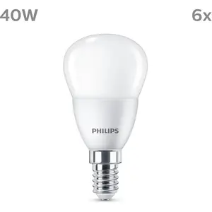 Comparateur de prix : Philips LED Ampoule LED D45 E14, 2700 K, 4,9 W, 8719514459519, D45