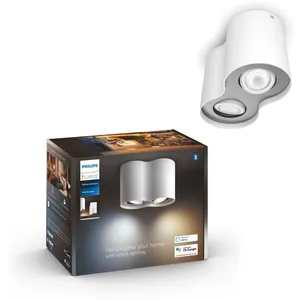 Philips Luminaire Philips Hue Pillar Plate/Spiral Blanc X2+Tl pas cher