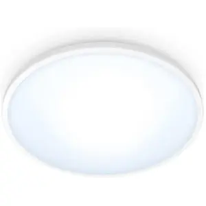 Comparateur de prix : WiZ Lampe Connectée Ceiling Superslim 14 W Blanc Variable Blanc