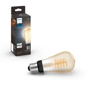 Comparateur de prix : Ampoule LED connectée PHILIPS HUE White Ambiance E27 7W Filament