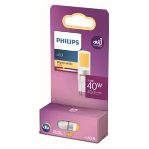 Ampoule LED G9 capsule 400lm 3.2W = 40W IP20 blanc chaud Philips pas cher