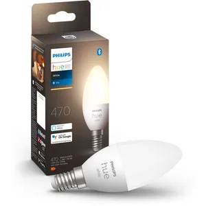 Comparateur de prix : Philips Hue White Smart LED Candle Bulb E14 5.5W Lumière blanche chaude