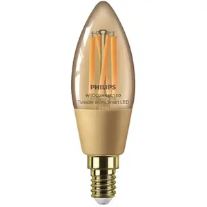 Philips Ampoule LED connectée 25w WIZ Ambre E14 pas cher