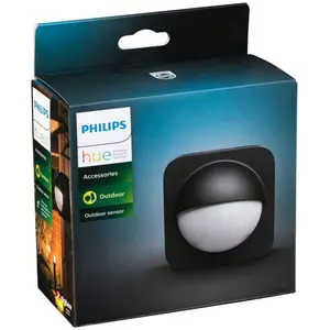 Comparateur de prix : Détecteur de mouvement sans fils Philips Hue IP54 17,4 x 7,3 cm noir