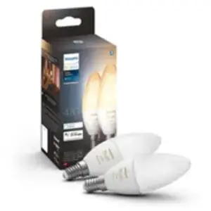 Comparateur de prix : Philips Hue White Ambiance Flamme - Ampoule Connectée E14 - (pack De 2)