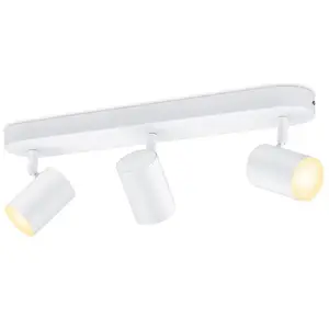 Comparateur de prix : WiZ Imageo spot LED à 3 lampes. 2.700-6.500 K, blanc