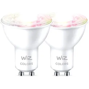 WIZ SLIM LED GU10 CLR/WT 2P pas cher