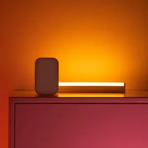 Barre lumineuse linéaire LED intégrée RGB Wiz L.30 x l.4,5 H.4,2 cm pas cher