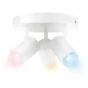 Comparateur de prix : WiZ LED spot pour plafond Imageo, 3 lampes rondes, blanc