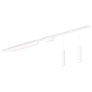 Philips Perifo Kit De Base Pour Plafond, Droit (2 suspensions, 1 barre Lumineuse)