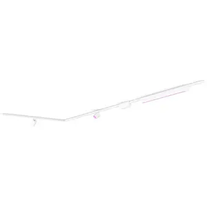Philips Perifo Kit De Base Pour Plafond, En L (2 spots, 1 barre Lumineuse) pas cher