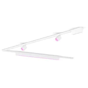 Philips Perifo Kit De Base Pour Plafond, En L (2 spots, 1 barre Lumineuse)