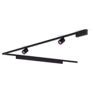 Philips Perifo Kit De Base Pour Plafond, En L (2 spots, 1 barre Lumineuse)