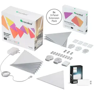 Philips Wall Panel Triangle Starter Set (15 Panels) + Philips Hue Wall... pas cher
