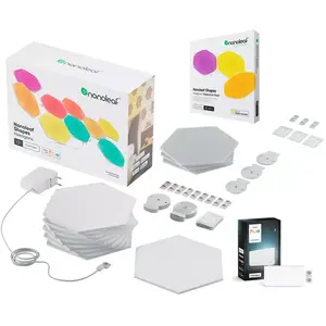 Philips Wall Panel Hexagon Starter Set (12 Panels) + Philips Hue Wall ... pas cher