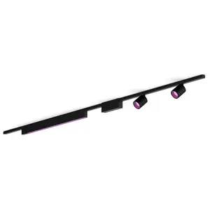 Philips Perifo Kit De Base Pour Plafond, Droit (2 spots, 1 barre Lumineuse)