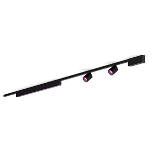 Philips Perifo Kit De Base Pour Plafond, Droit (2 spots, 1 barre Lumineuse)