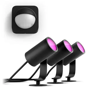 Philips Pack : Spots Lily + Détecteur Extérieur pas cher