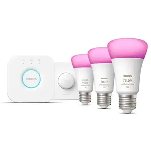 Philips Hue White and Color Ambiance, Kit de démarrage E27 x3... pas cher