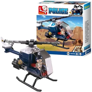 Sluban Police 4into1 M38-B0638B Helicopter pas cher