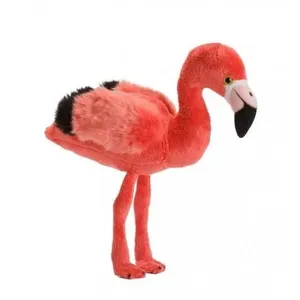 WWF jouet en peluche flamant rose 23 cm corail pas cher