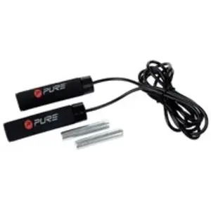 Comparateur de prix : Corde à sauter Pure2Improve weighted jumprope Noir TU P2I201340