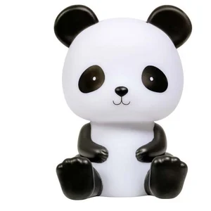 Veilleuse LED Panda A Little Lovely Company - Noir et blanc - H19cm pas cher