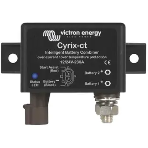 Comparateur de prix : VICTRON Cyrix Coupleur combineur de batteries 12/24V 230A
