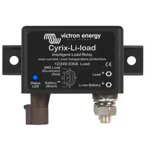 Comparateur de prix : Victron Energy Cyrix-Li-load 12/24V 120amp Relais de Charge Intelligent