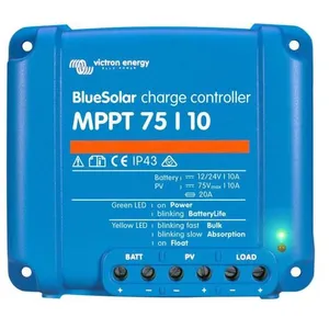 Comparateur de prix : VICTRON Régulateur Solaire MPPT - 12 / 24V - 75 / 15A