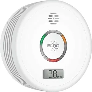 Comparateur de prix : Elro Design Détecteur de monoxyde de Carbone Pro PK4910 avec Batterie de 10 Ans