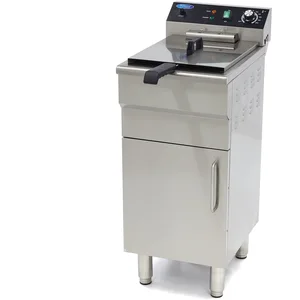 MAXIMA.COM Friteuse professionnelle électrique 16L avec Robinet et SousbassementVendu parcdiscount