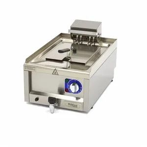 Friteuse - 10L - 1 panier - avec robinet de vidange - 400V - MaximaVendu parmanomano