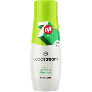 Comparateur de prix : Sirop SodaStream 7UP Zero (pour les machines à eau gazeuse SodaStream), 440 ml