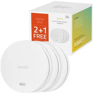 HOMBLI SLIMME ROOKMELDER PROMO PACK 2+1 WIT pas cher