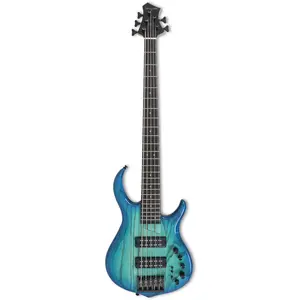 Sire Marcus Miller M5-5 Swamp Ash Transparent Blue basse électrique 5 ...Vendu parbax-music