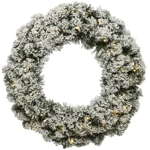 Lumineo Kaemingk Couronne déco LED Everlands Impérial fiche EU Ø90 pas cher