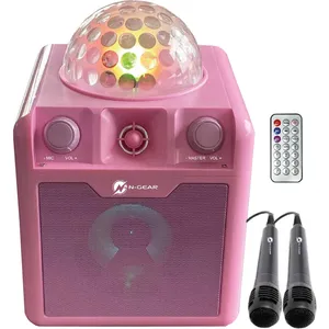 N-Gear Disco Block 410 Pink enceinte disco/karaoké portable pas cher