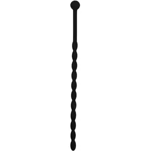 Sinner Gear Geribbelde Dilatateur en silicone - Zwart pas cher
