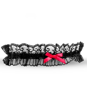EasyToys Jarretière en dentelle - noir pas cher