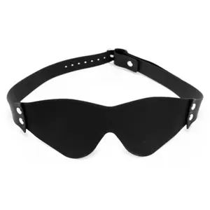 Kiotos Masque BDSM en Silicone BLIND THICK Noir pas cher