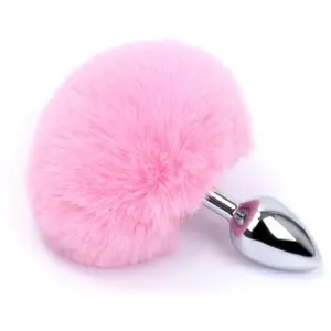 Comparateur de prix : Plug Queue de lapin BUNNY TAIL 6 x 2.7 cm Rose 